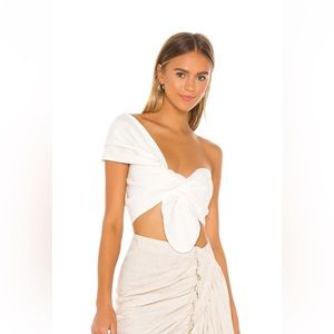Revolve Just BEE Queen Sol Top in Ecru, Medium